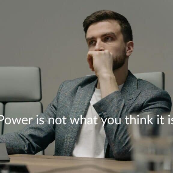power not as thought